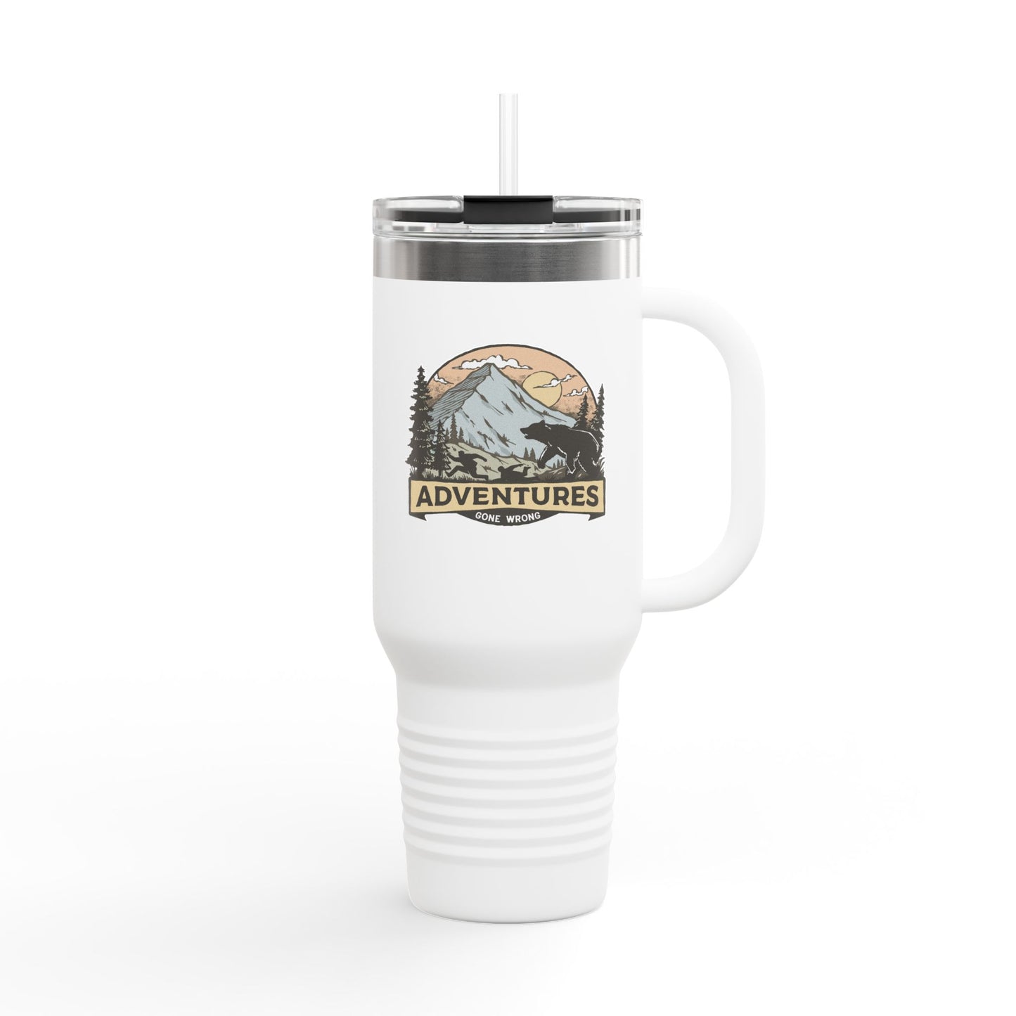 40oz Adventure Travel Mug – Spill-Proof & Insulated