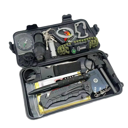 Outdoor SOS Survival Kit – 14-in-1 Emergency Tools for Adventurers
