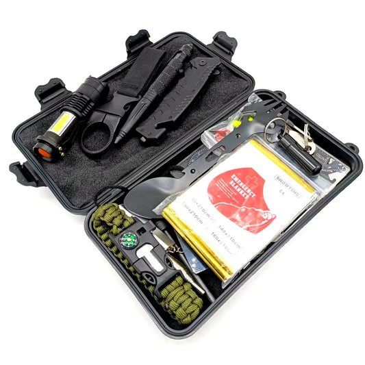 Outdoor SOS Survival Kit – 14-in-1 Emergency Tools for Adventurers
